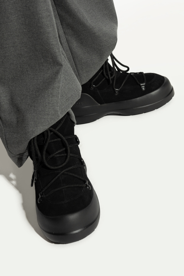 ブーツその他 MOON BOOT WOMEN Luna Low Suede Boots Black Moon Boot | Luna Low-Suede Boots | Snow Boots | Cruise Fashion